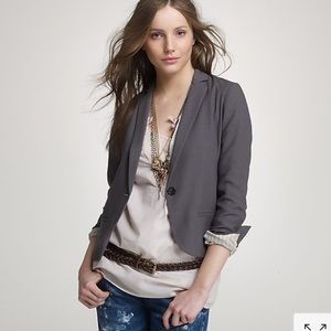 J. Crew Blazer “Drapey Wool Mackenzie Jacket”